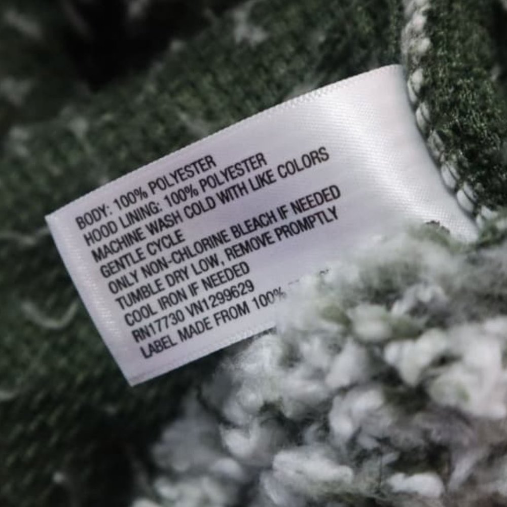 CROPPED FLEECE HOODIE Sz XS Green Sage Super Soft Cozy Boho Soft Grunge - Picture 7 of 7